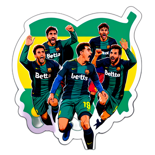 巴薩與貝蒂斯比賽中的精彩進球瞬間