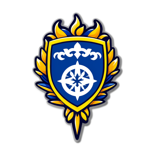 Stiker Logo Cruzeiro dalam Warna Cerah