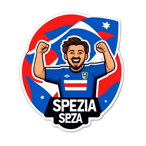 Sticker ya Mashabiki wa Mechi ya Spezia dhidi ya Sampdoria