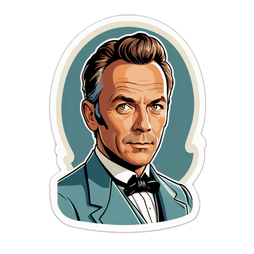 สติ๊กเกอร์ของแดเนียล คีตันในชุดคลาสสิค