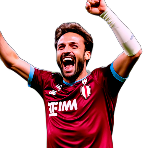 הוא חוגג גול במשחק טורינו נגד מילאן