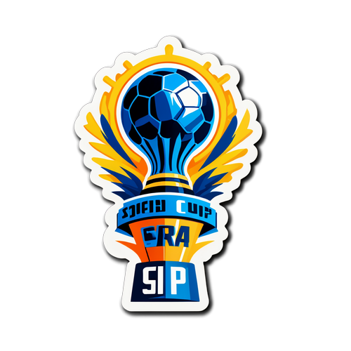 Sportowy sticker reprezentujący Spodek Super Cup