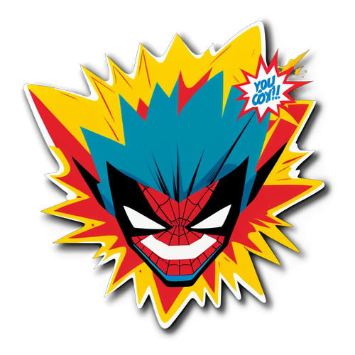 Sticker ng Bida na Superhero