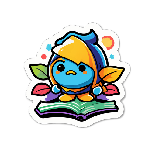 Sticker cu personajul de poveste