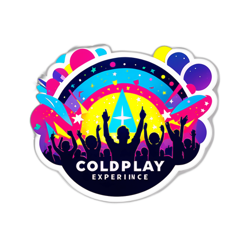 Coldplay koncertélmény matrica