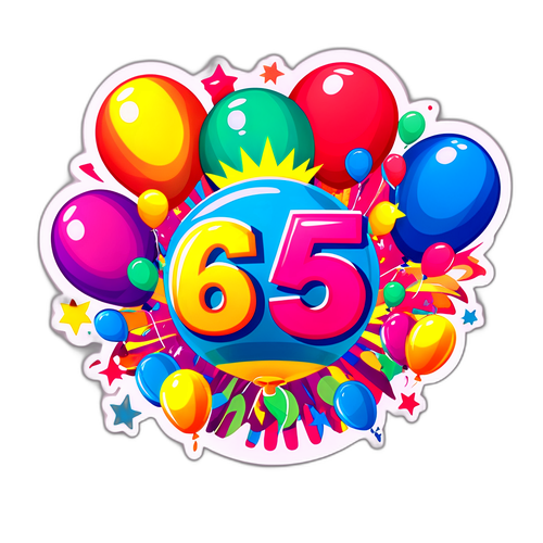 Masayang Sticker para sa 6/55 Lotto