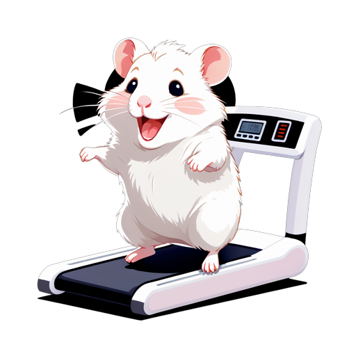 Jump into Joy: The Cheerful Mouse That Will Inspire Your Fitness Journey!