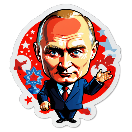 Putin z Uśmiechem: Jak Ta Karikatura Odkrywa Sekrety Rosyjskiej Potęgi?