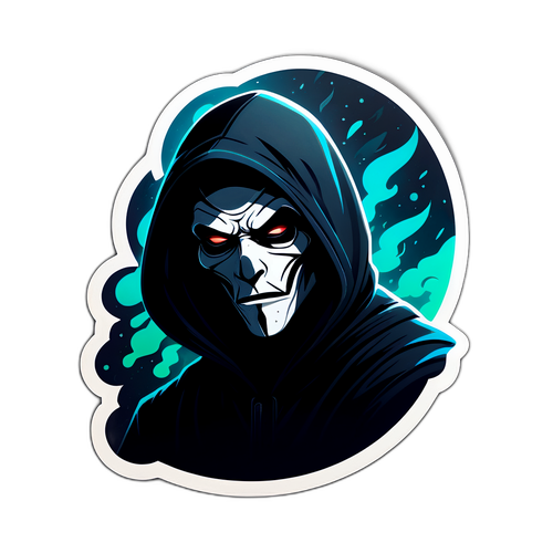 En illustration av en mystisk karaktär från 'Night Agent'