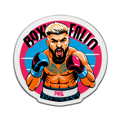 Biarkan Pertarungan Dimulai! Stiker Mike Perry vs. Jake Paul yang Menggugah Semangat Olahraga Anda!