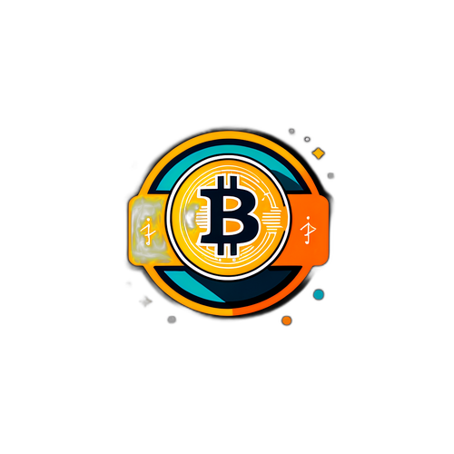 Trendy Bitcoin Sticker