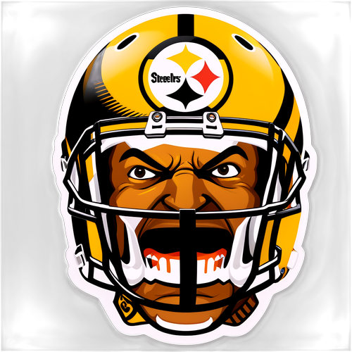 Fierce Pittsburgh Steelers Logo Sticker