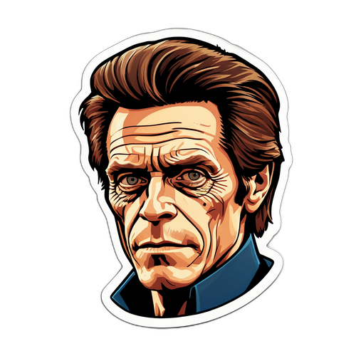 Willem Dafoe Film Karakterek Sticker