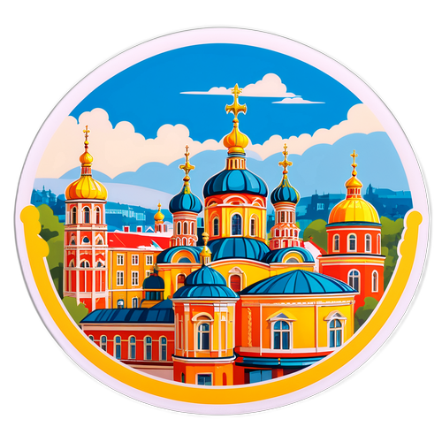 Стікери з панорамою Воскресенського