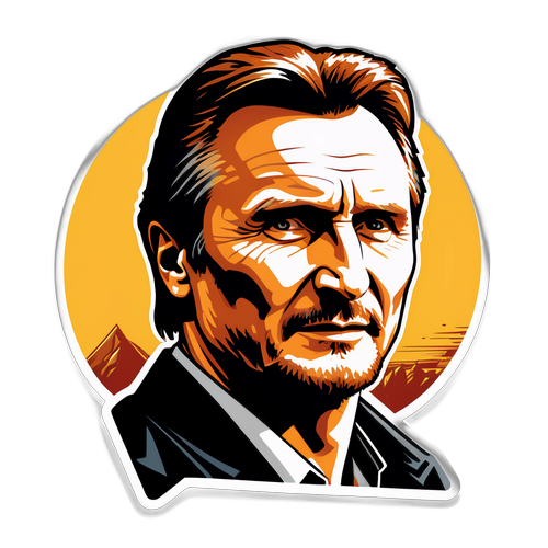 Stylizowany portret twardziela