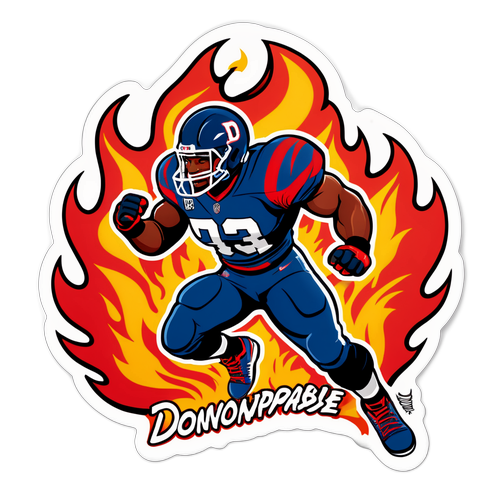 Unstoppable Force: Donovan Edwards Sticker
