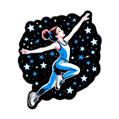 Isabeau Levito in een schitterende spron