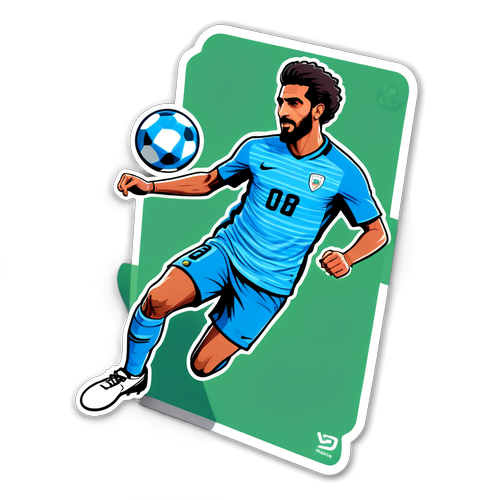 Stiker Omar Marmoush dalam Aksi