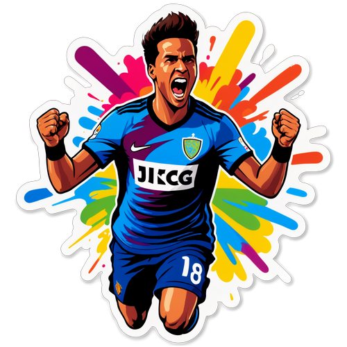 Aderência de João Victor Celebrando um Gol