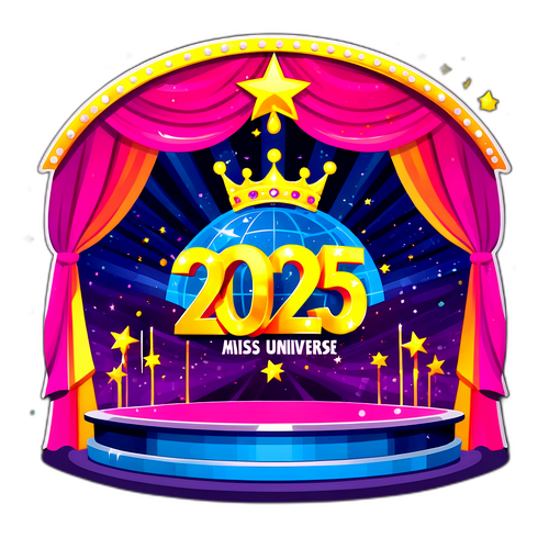 Barevná scéna Miss Universe 2025