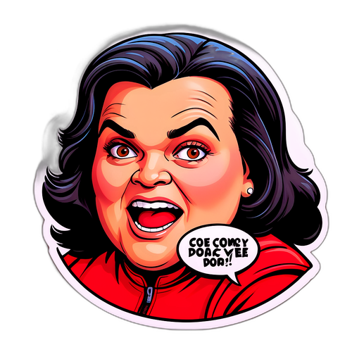 Comic Cover mit Rosie O'Donnell – Humor und Herz