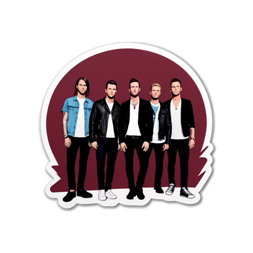 Maroon 5 演唱會貼紙