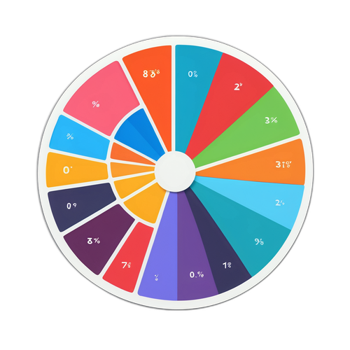 Adesivo Statista con Grafici Colorati