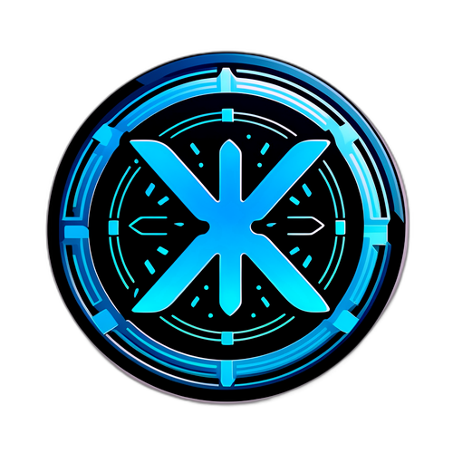 XRP का फ्यूचरिस्टिक सिक्का लोगो