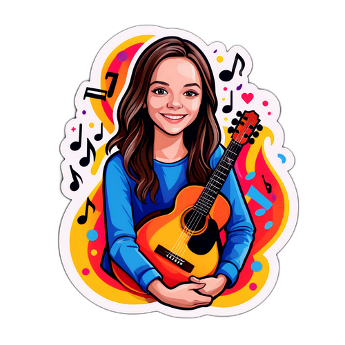 Sticker Colorato di Francesca Michielin