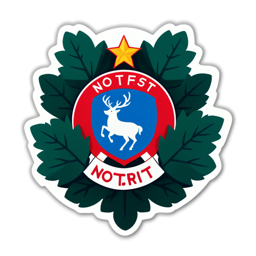 Stiker Ikonik Nottingham Forest