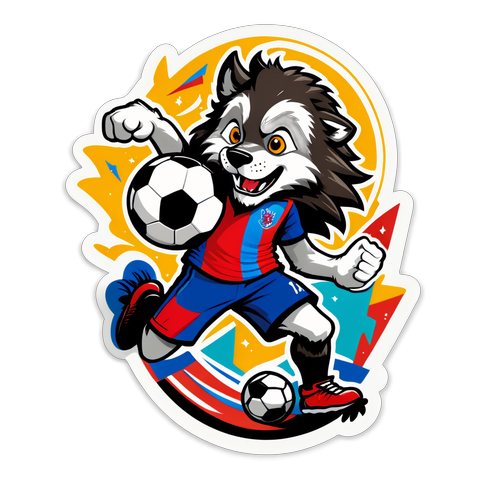 Sticker Kartun Crystal Palace vs Wolves