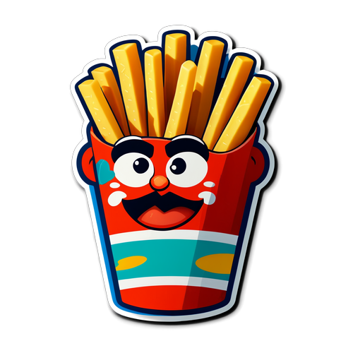 Heike's Fritten Eck Aufkleber
