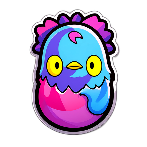 スタイリッシュなアナカバーを取り入れたステッカー