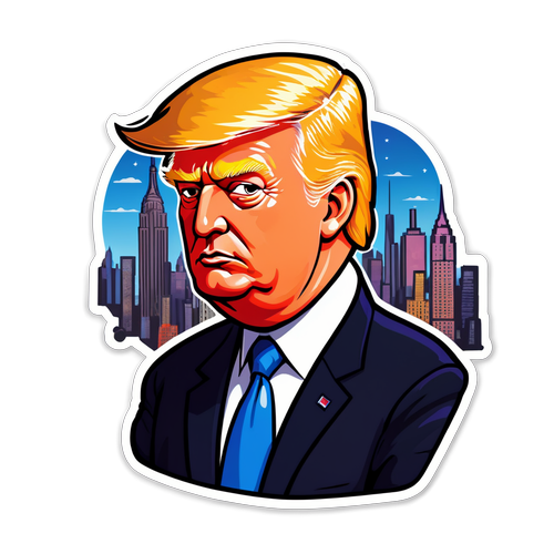 Trump en de Skyline van New York