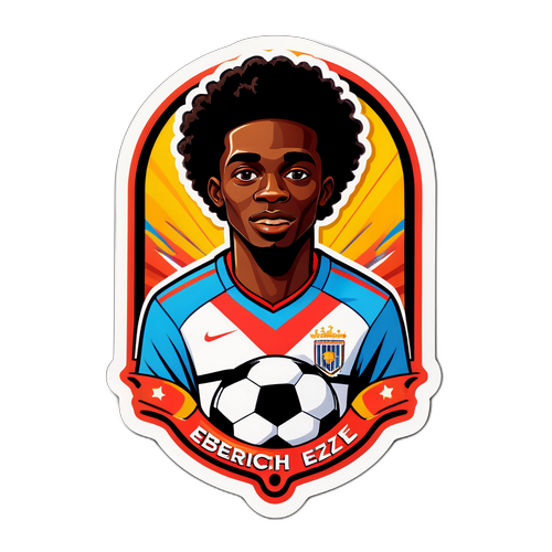 Stiker Bergaya Retro Eberechi Eze