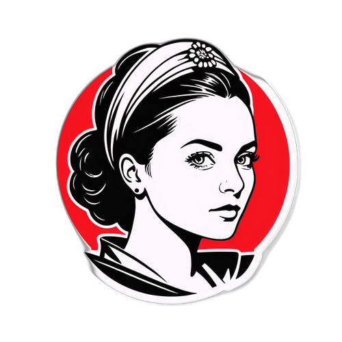 Минималистичный стикер Ирэны Лесневской