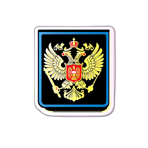 Стикер с гербом России