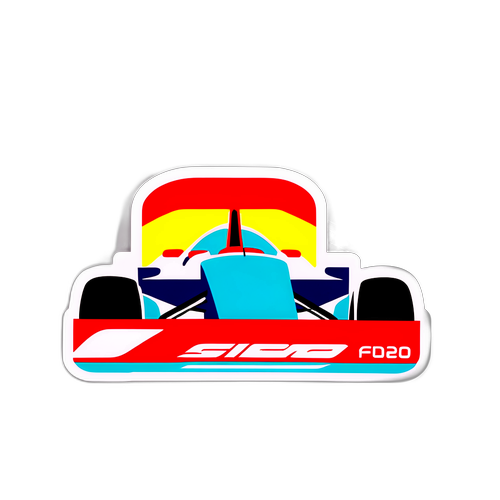 Autocolant echipa mea preferată de F1