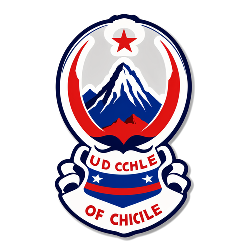 Diseño de Sticker con el Emblema de la Universidad de Chile