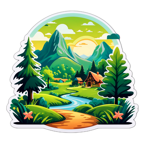 Fantastisk Landskap med Landmann