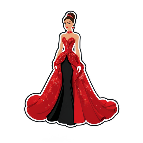 A glamorøs Met Gala 2025 klistremerke