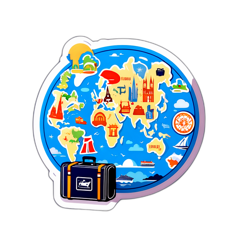 Sticker Du Lịch