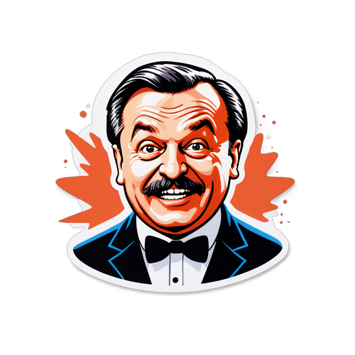 Komický sticker Boleka Polívky