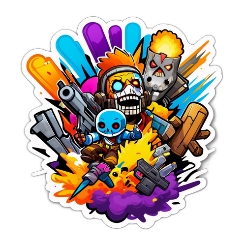Sticker inspirowany Borderlands 4