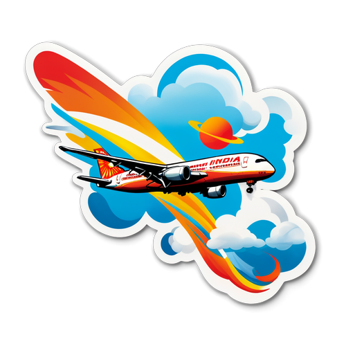 Safari ya Anga: Usijaribu Kuikosa! Sticker ya Ajabu ya Air India!