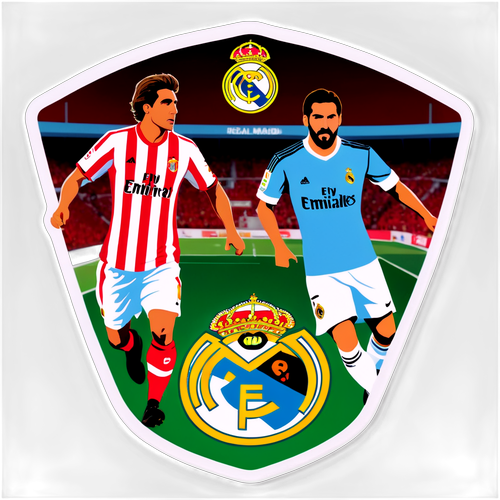 Những cầu thủ Girona và Real Madrid đối đầu tại sân vận động nổi tiếng