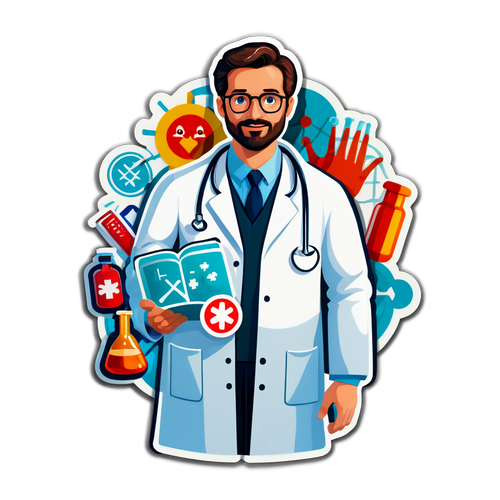 Sticker Medico: Dr. Matteo Bassetti