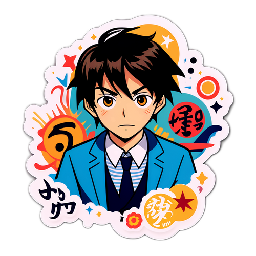 佐藤真一をテーマにしたステッカー