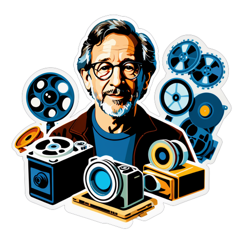 Künstlerische Darstellung von Steven Spielberg