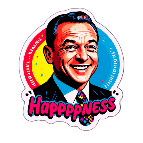 Sticker ya Retro ya Frank Caprio